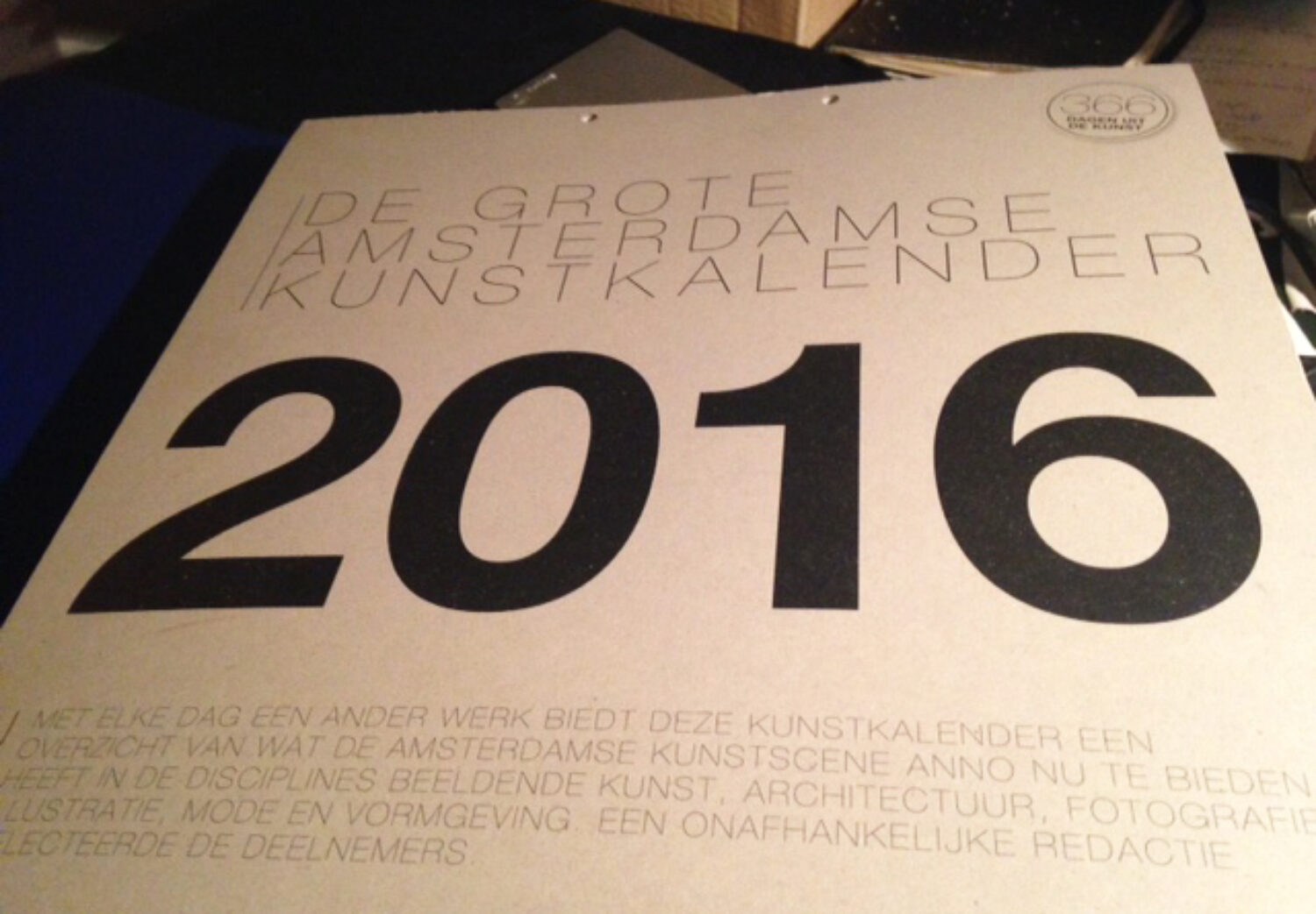 Amsterdamse Kunst Kalender 2016